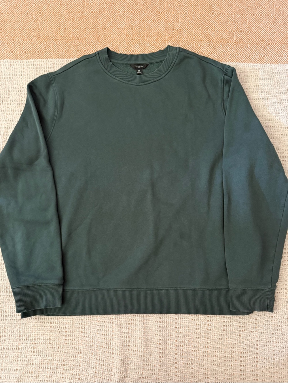 Banana Republic Men's Crewneck Sweatshirt - Forest Green